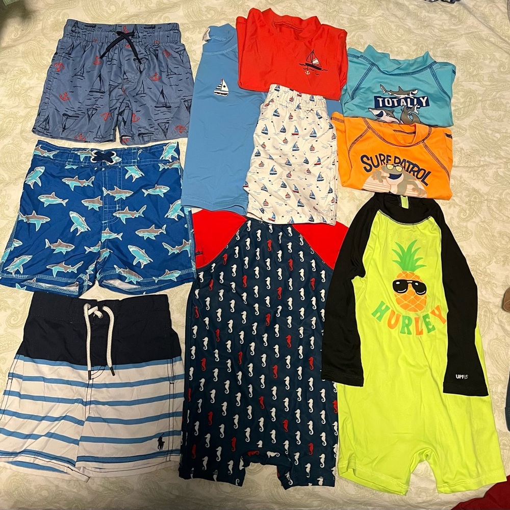 18 month swim lot 10 pieces including Ralph Lauren
